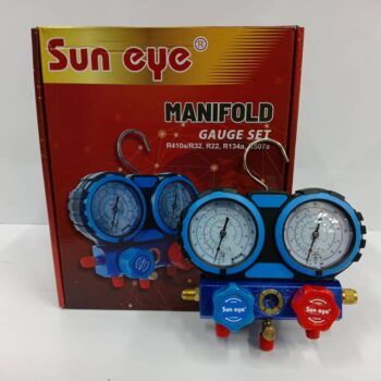 SUNEYE MANIFOLD GAUGE SET R410 / R32 C/W-ADAPTOR (DOUBLE) (MSS-R410)