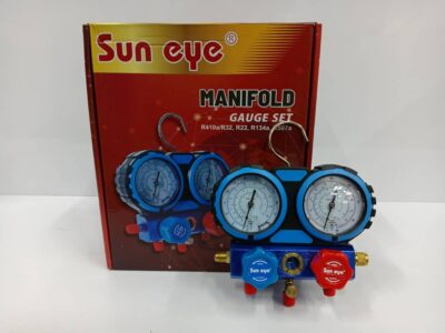 SUNEYE MANIFOLD GAUGE SET R410 / R32 C/W-ADAPTOR (DOUBLE) (MSS-R410)
